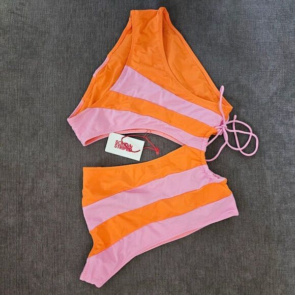 Solid & Striped The Randall Butterluxe Colorblock One Piece Swimsuit Size Medium - Picture 5 of 15